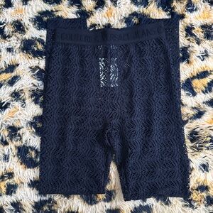 Versace Jeans Couture Black Lace Leggings